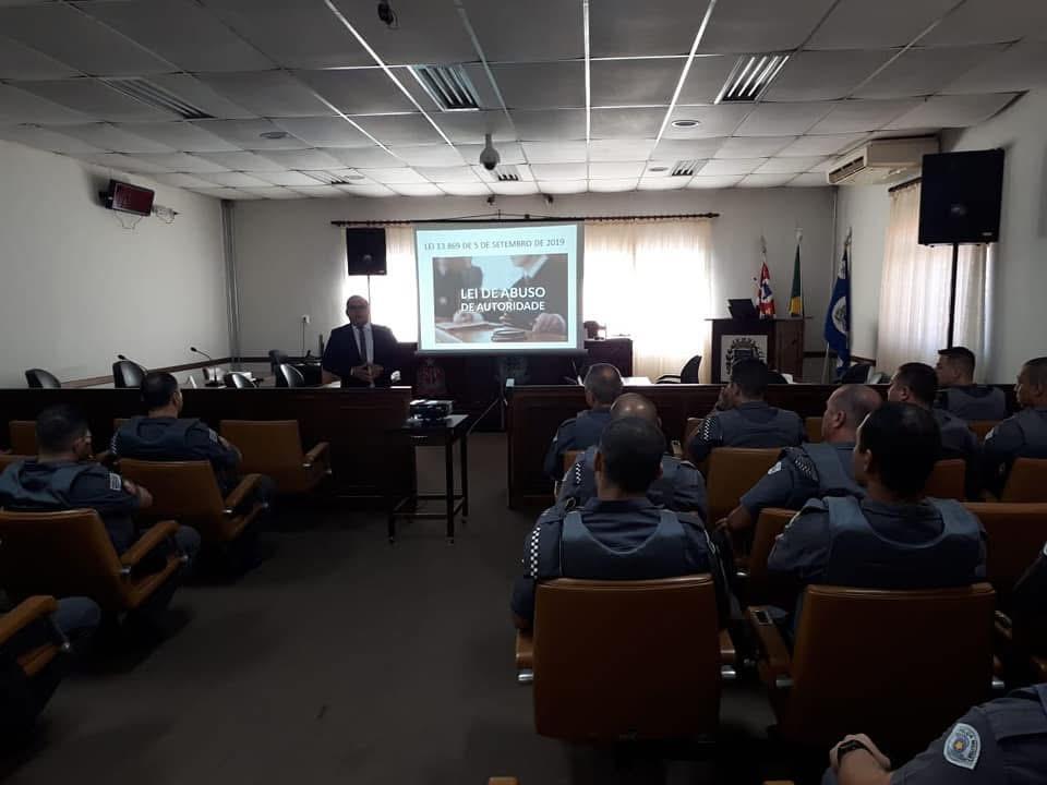 PALESTRA SOBRE ABUSO DE AUTORIDADE MINISTRADA AOS MILITARES DA 4° CIA DO 51º BPMI - POLÍCIA MILITAR DO ESTADO DE SÃO PAULO, QUE ABRANGE AS CIDADES DE SÃO SIMÃO,  STA ROSA DE VITERBO,  SERRA AZUL, SERRANA, CRAVINHOS, LUÍS ANTÔNIO E GUATAPARA.